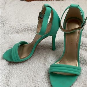 Shoe Republic LA Turquoise Heels